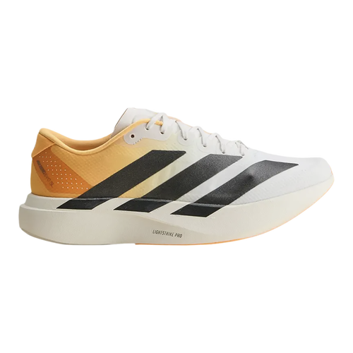 Adidas Adizero Evo SL Woven — Ftwr White - Core Black - Dash Grey — Size D — Width 8.5 — Front View