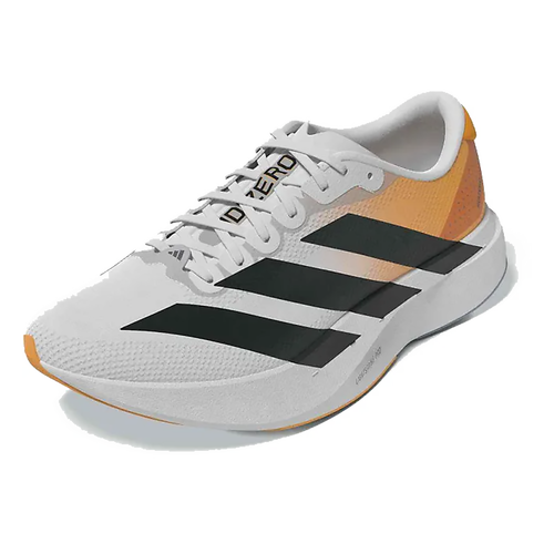 Adidas Adizero Evo SL Woven — Ftwr White - Core Black - Dash Grey — Size D — Width 8.5 — Side View