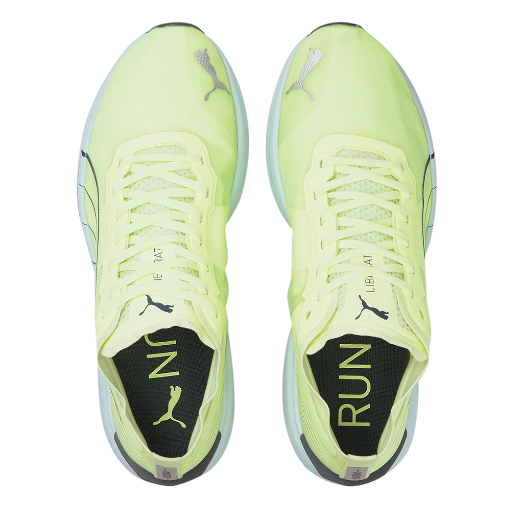 Puma Liberate Nitro — Fizzy Light - Nitro Blue — Size D — Width 8 — Back View