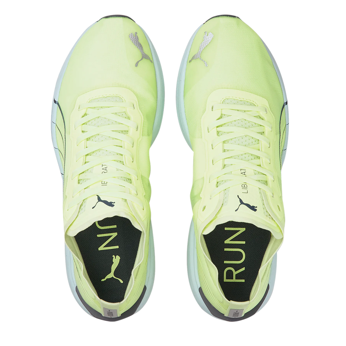 Puma Liberate Nitro — Fizzy Light - Nitro Blue — Size D — Width 8 — Back View