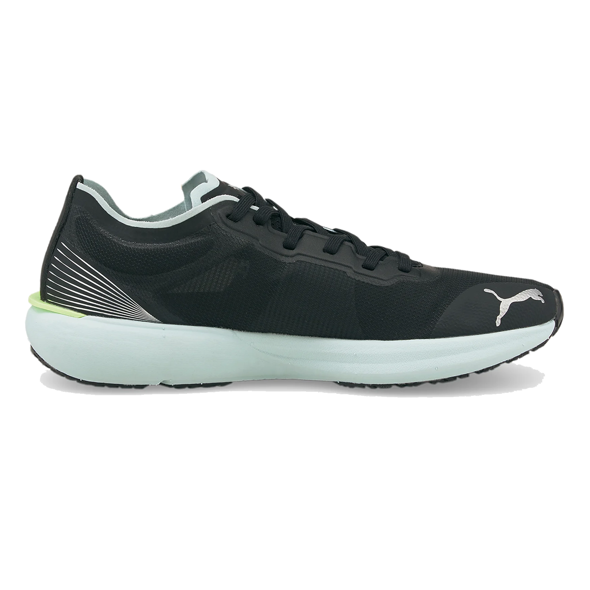 Puma Liberate Nitro — Black - Nitro Blue — Size B — Width 6.5 — Front View