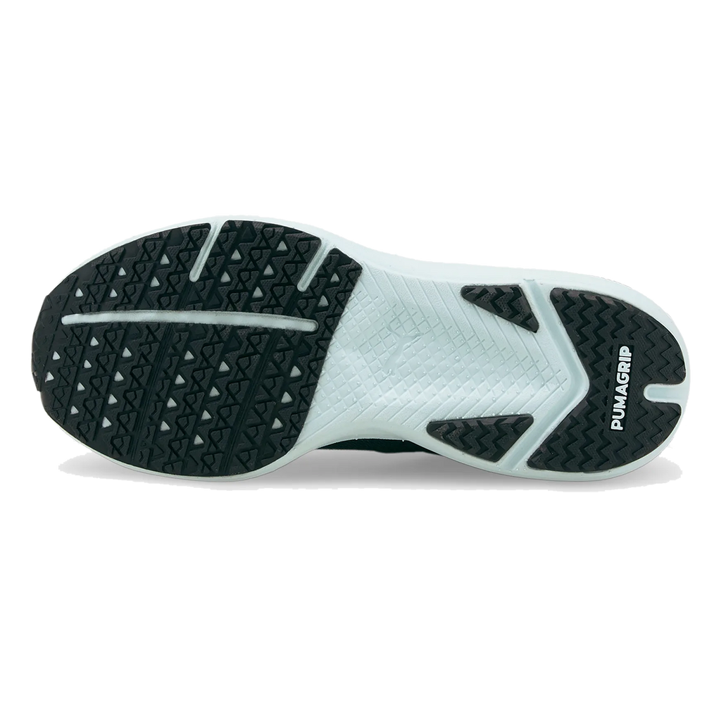 Puma Liberate Nitro — Black - Nitro Blue — Size B — Width 6.5 — Top View