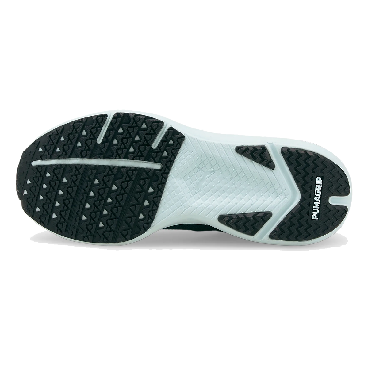 Puma Liberate Nitro — Black - Nitro Blue — Size B — Width 6.5 — Top View