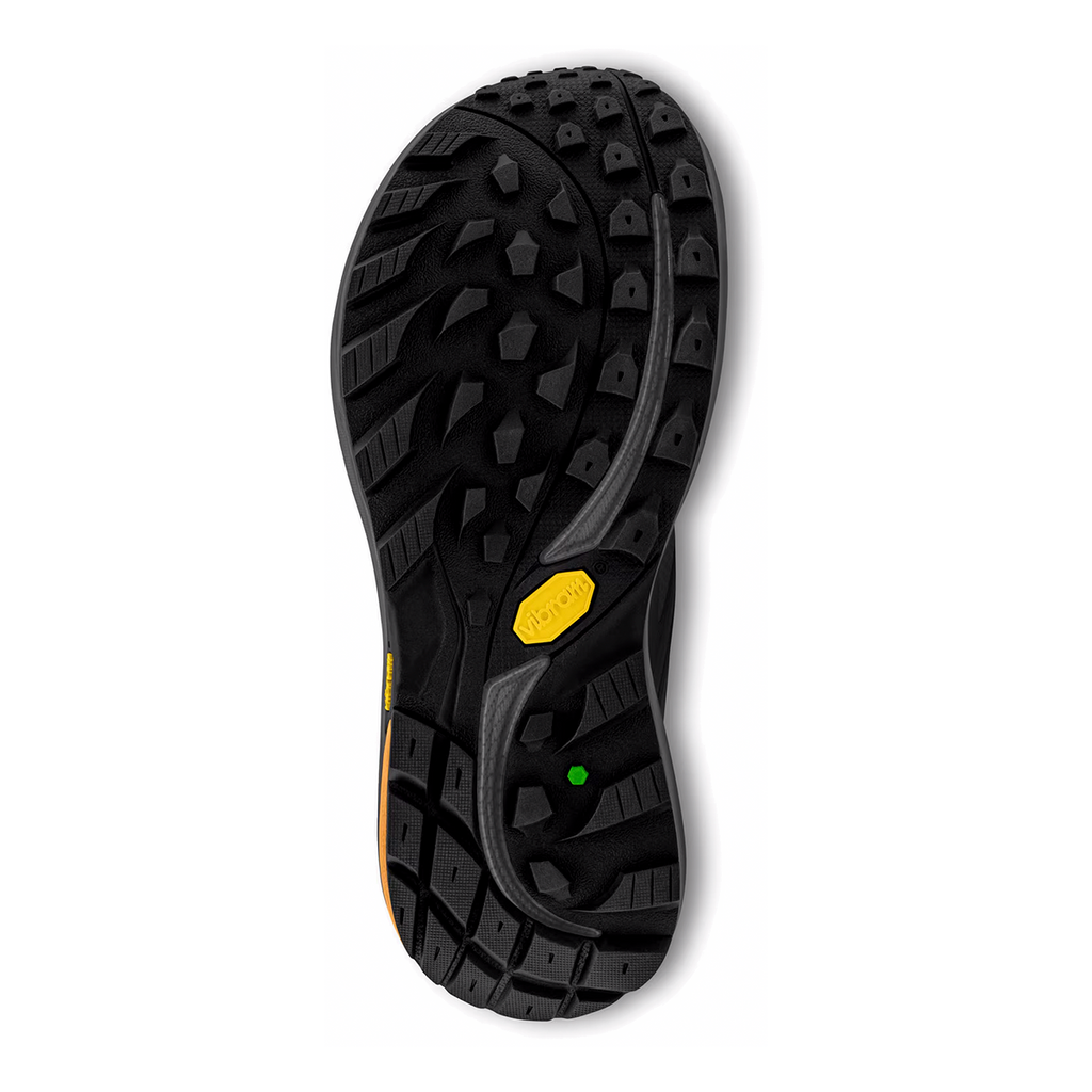 Topo Trailventure 2 WP — Charcoal - Orange — Size D — Width 9.5 — Top View
