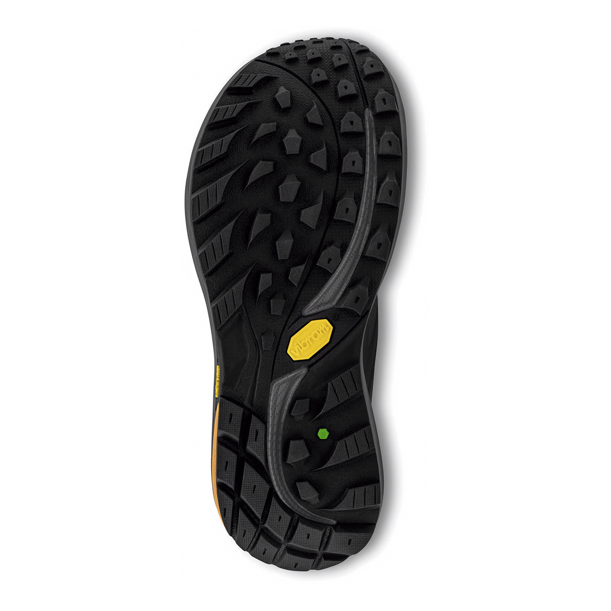 Topo Trailventure 2 WP — Charcoal - Orange — Size D — Width 9.5 — Top View