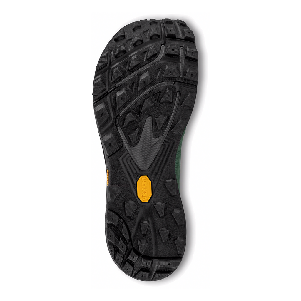 Topo Traverse — Dark Green - Charcoal — Size D — Width 9 — Top View