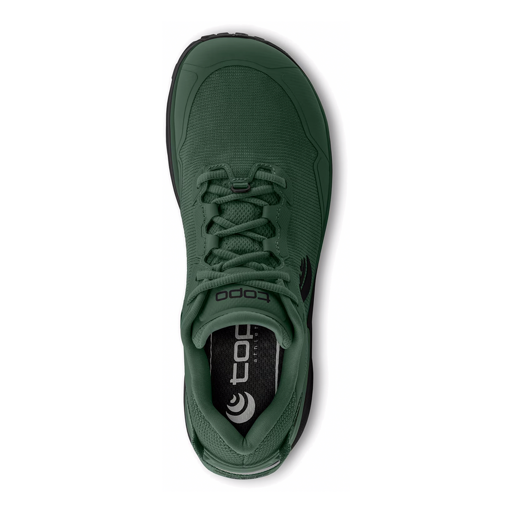 Topo Traverse — Dark Green - Charcoal — Size D — Width 9 — Back View