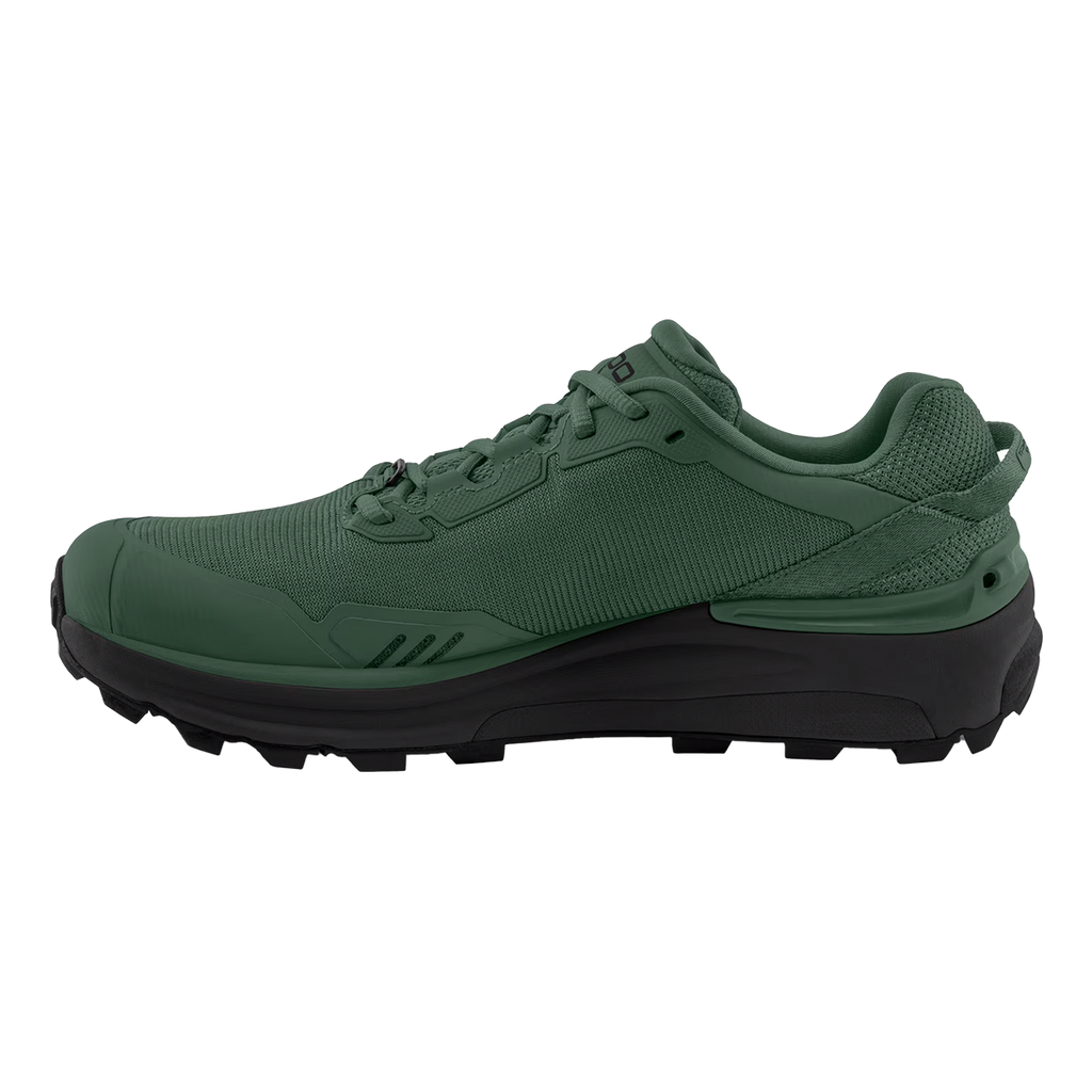 Topo Traverse — Dark Green - Charcoal — Size D — Width 9 — Side View