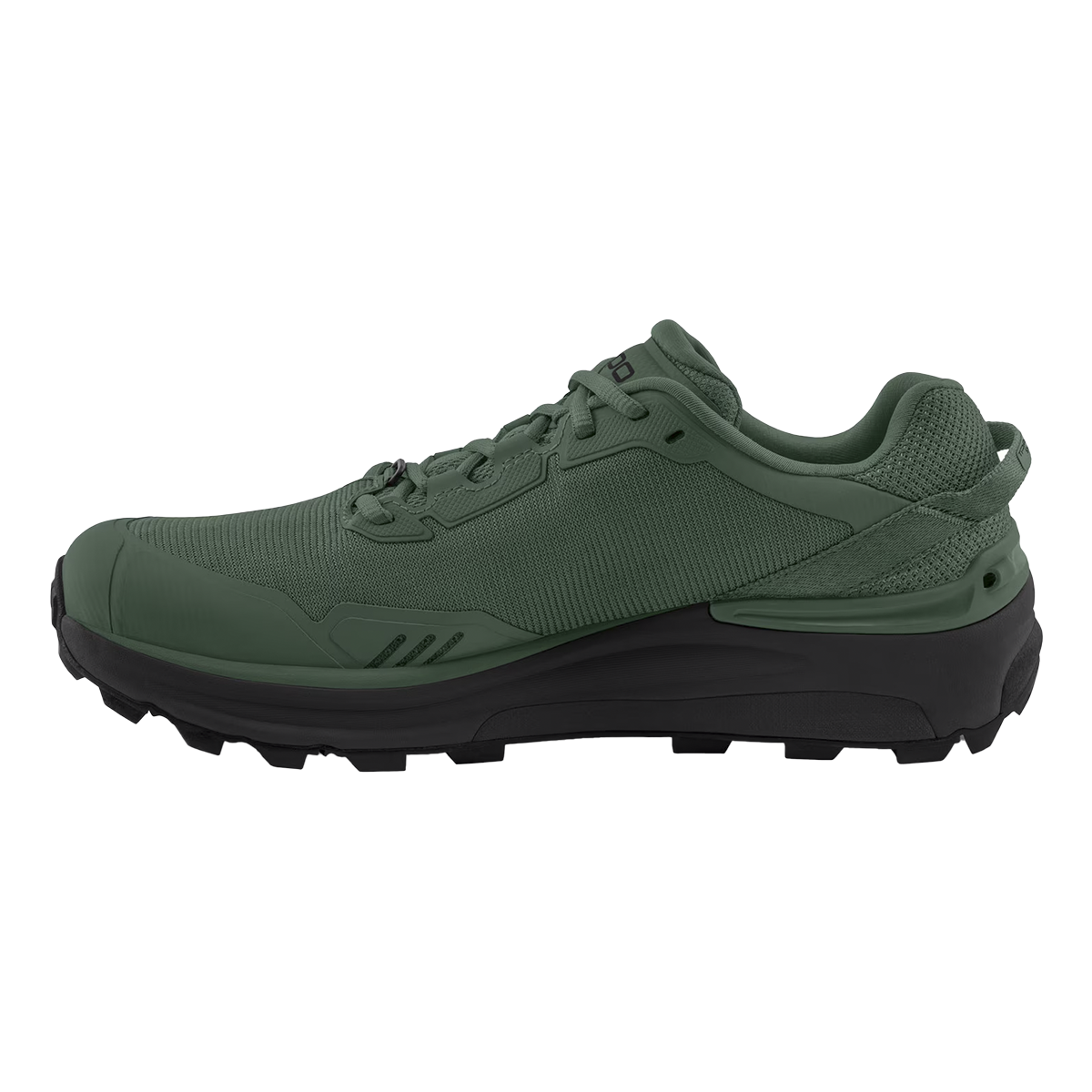 Topo Traverse — Dark Green - Charcoal — Size D — Width 9 — Side View