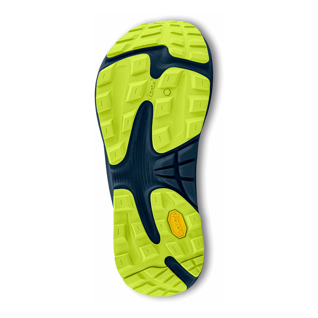 Topo Ultraventure 3 — Blue - Lime — Size D — Width 8 — Top View