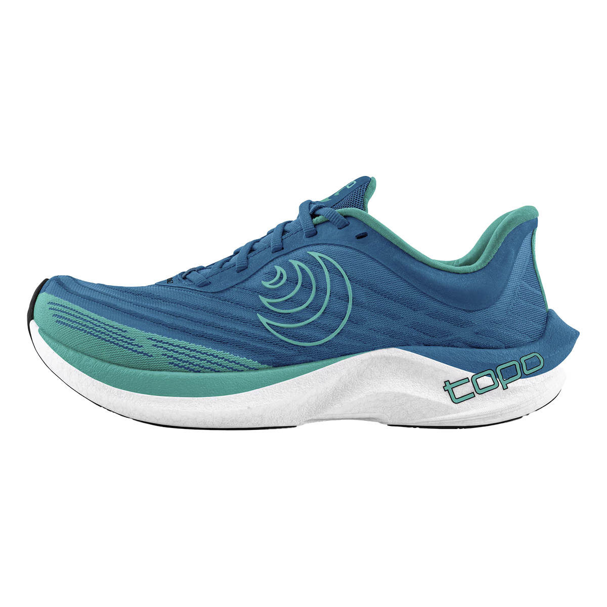 Topo Cyclone 2 — Blue - Aqua — Size D — Width 8 — Side View