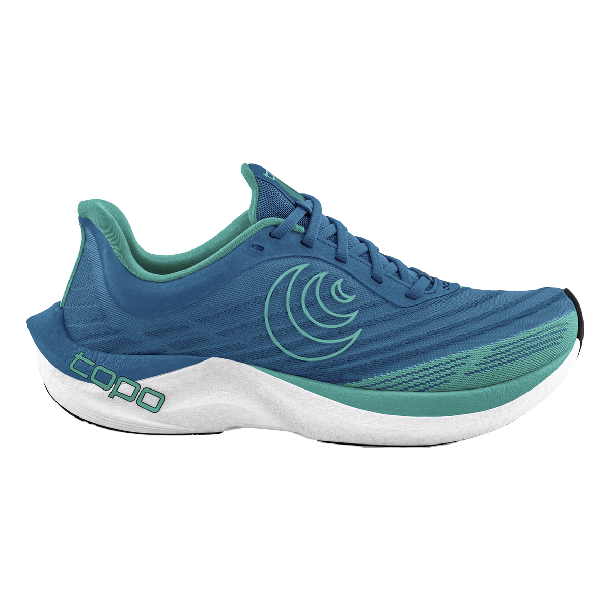 Topo Cyclone 2 — Blue - Aqua — Size D — Width 8 — Front View