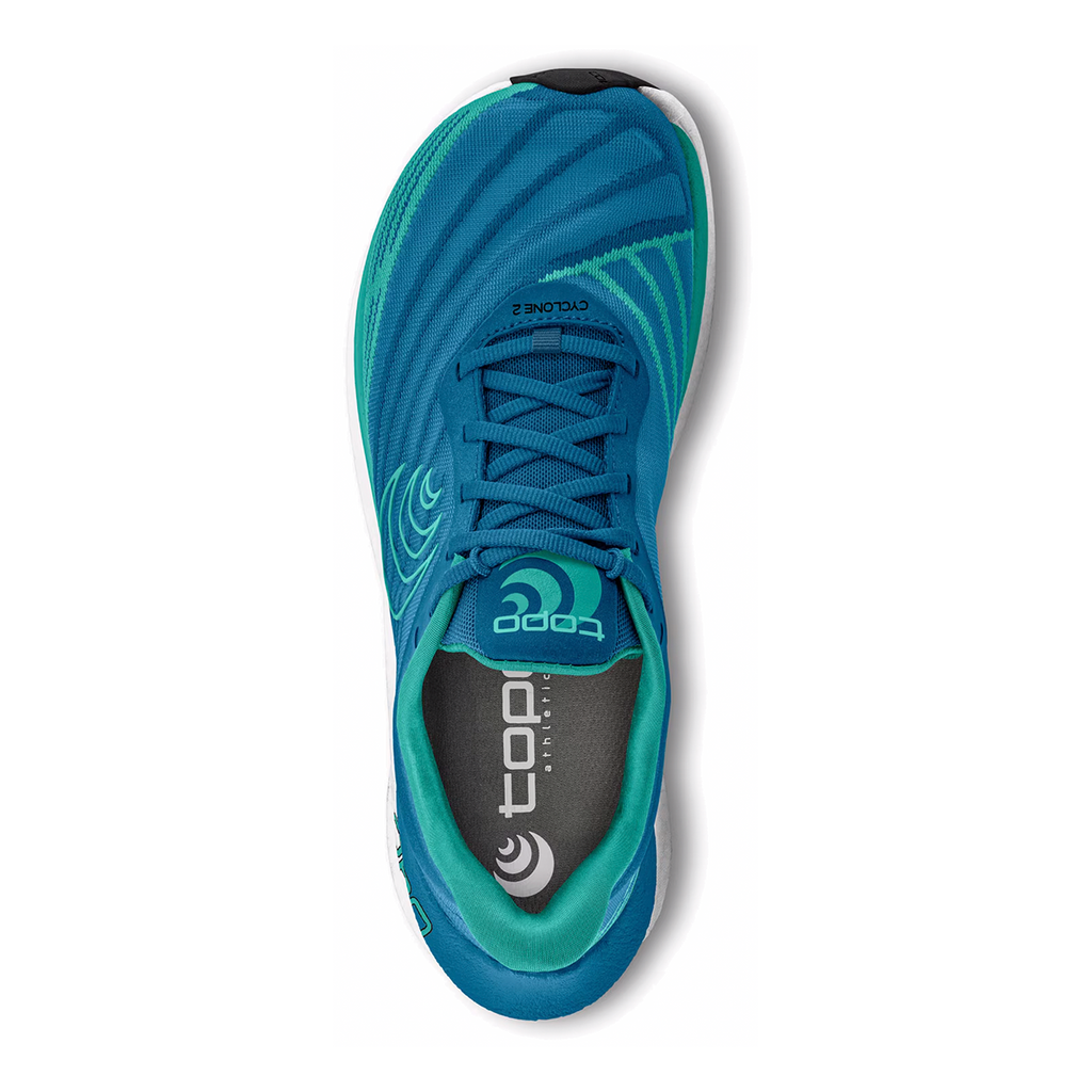 Topo Cyclone 2 — Blue - Aqua — Size D — Width 8 — Back View