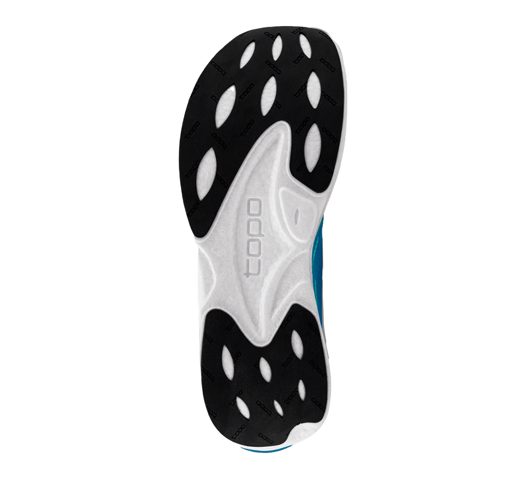 Topo Cyclone 2 — Blue - Aqua — Size D — Width 8 — Top View