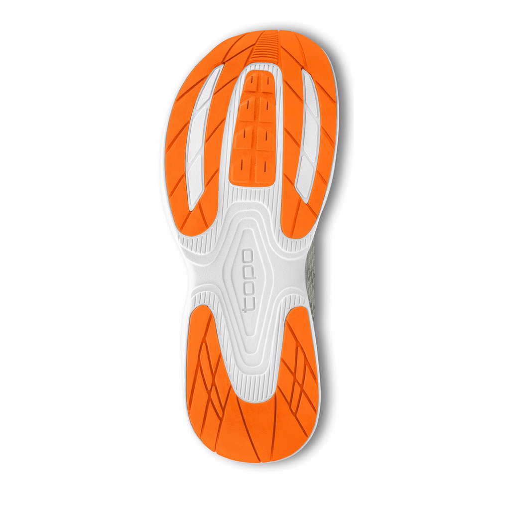 Topo Fli-Lyte 5 — Black - White — Size D — Width 10.5 — Top View