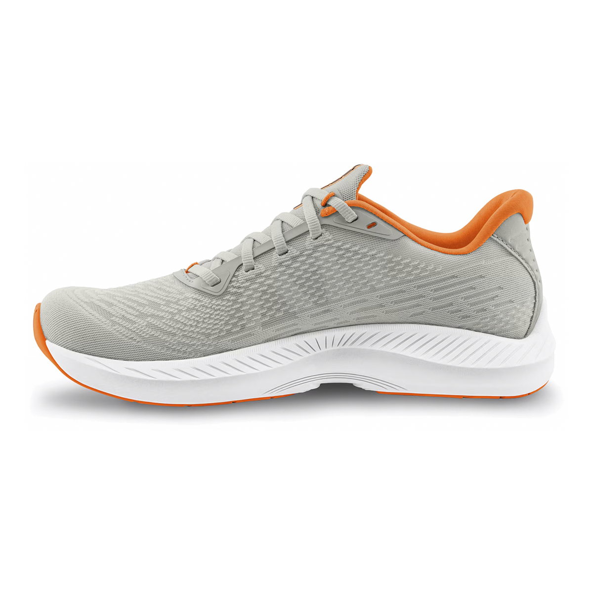 Topo Fli-Lyte 5 — Black - White — Size D — Width 10.5 — Side View