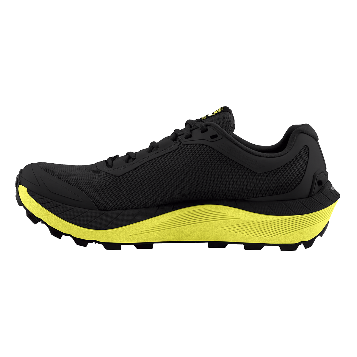 Topo MTN Racer 3 — Black - Lime — Size D — Width 10.5 — Side View