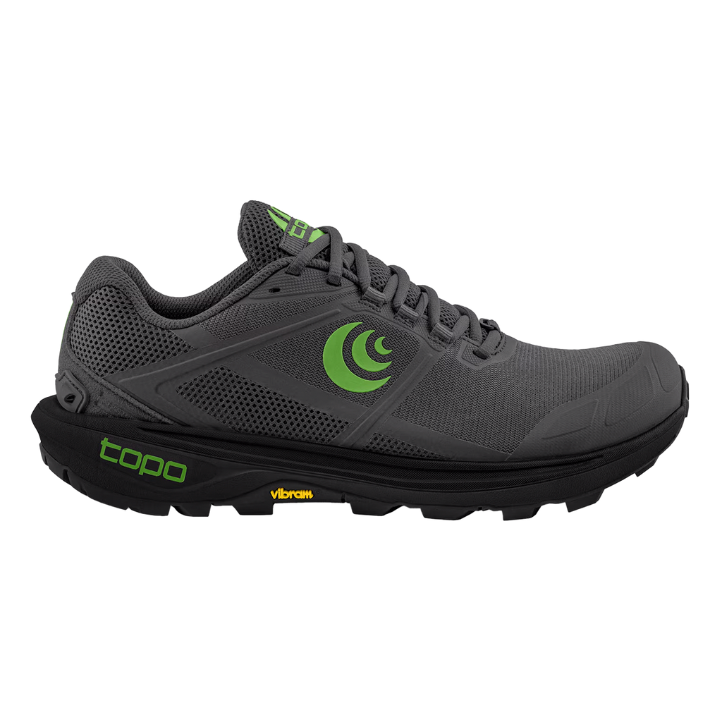 Topo Terraventure 4 — Dark Grey - Green — Size D — Width 9 — Front View