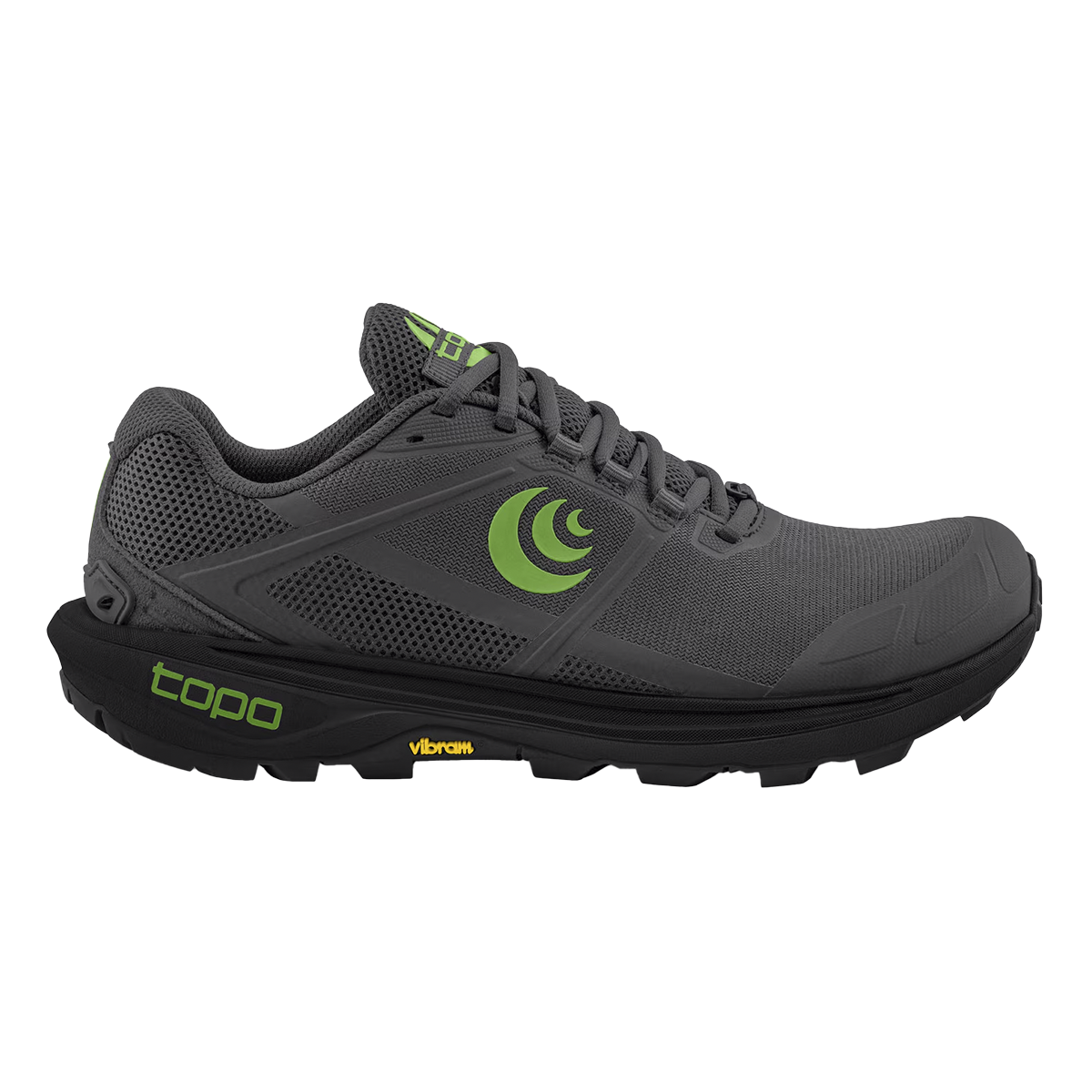 Topo Terraventure 4 — Dark Grey - Green — Size D — Width 9 — Front View