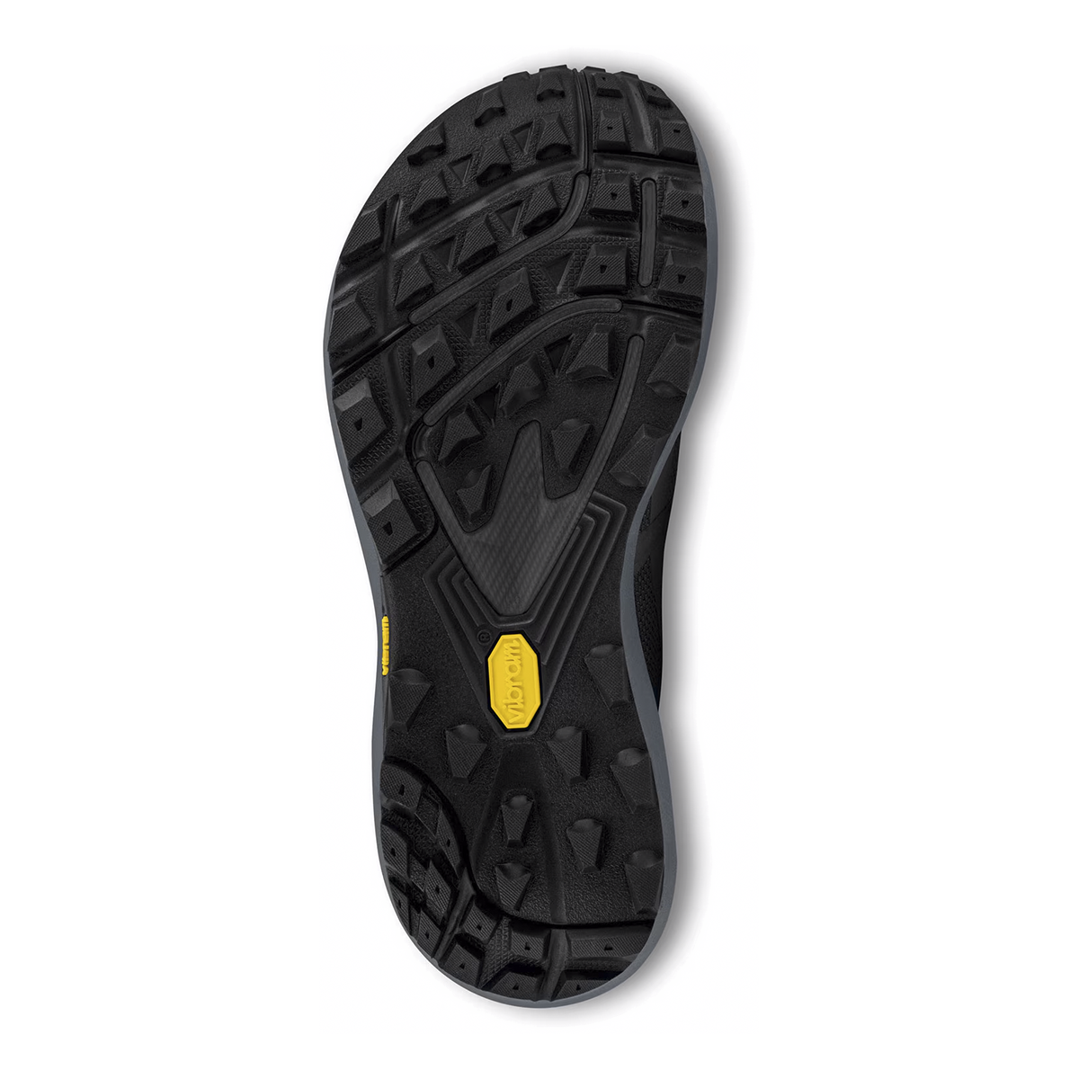 Topo Terraventure 4 WP — Black - Charcoal — Size D — Width 9.5 — Top View