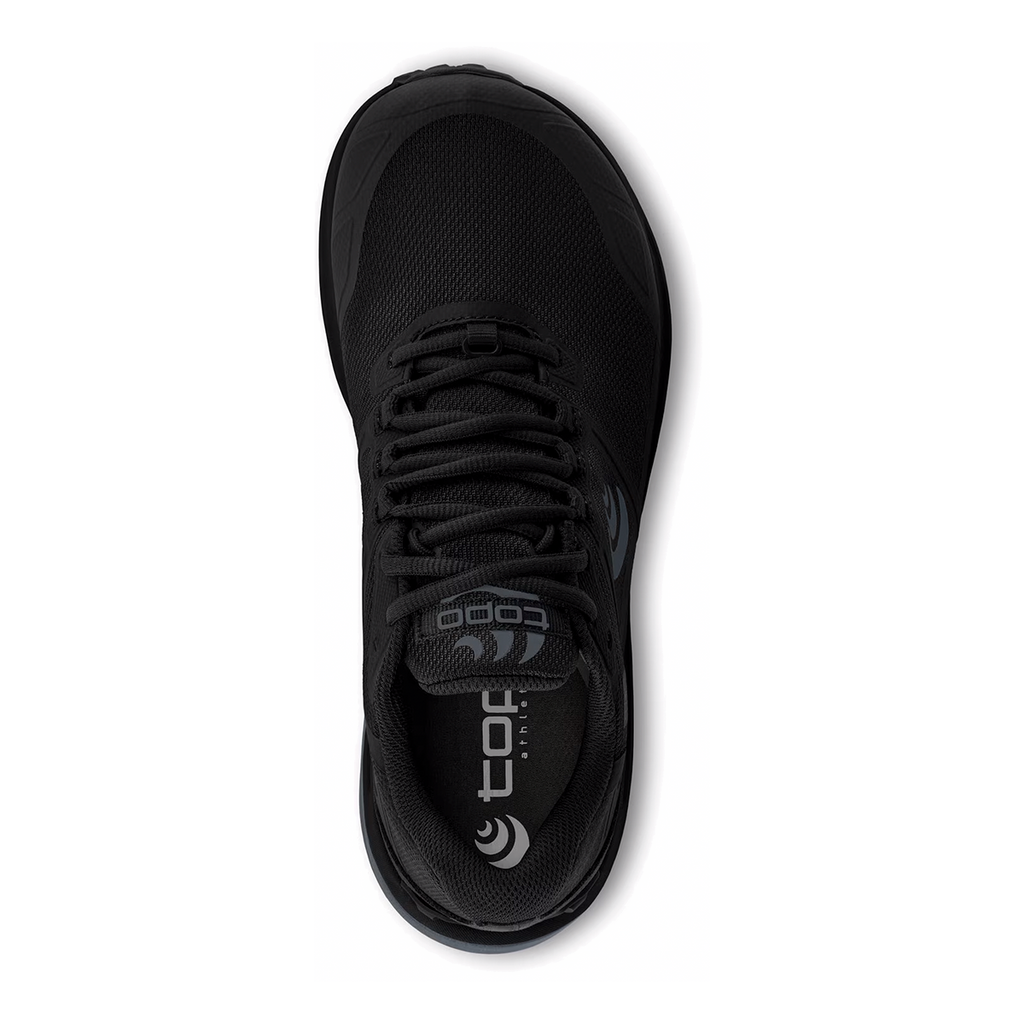 Topo Terraventure 4 WP — Black - Charcoal — Size D — Width 9.5 — Back View