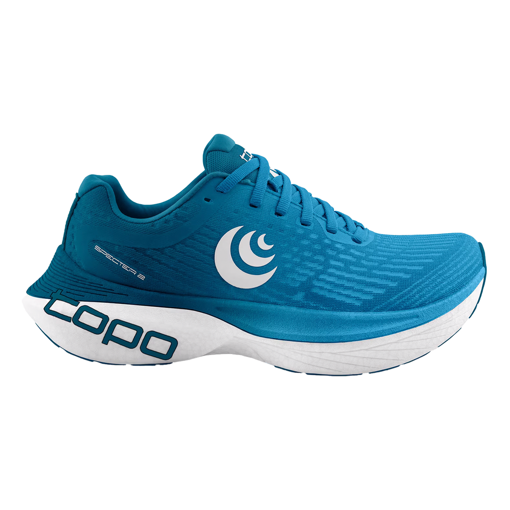 Topo Specter 2 — Blue - Blue — Size D — Width 9 — Front View