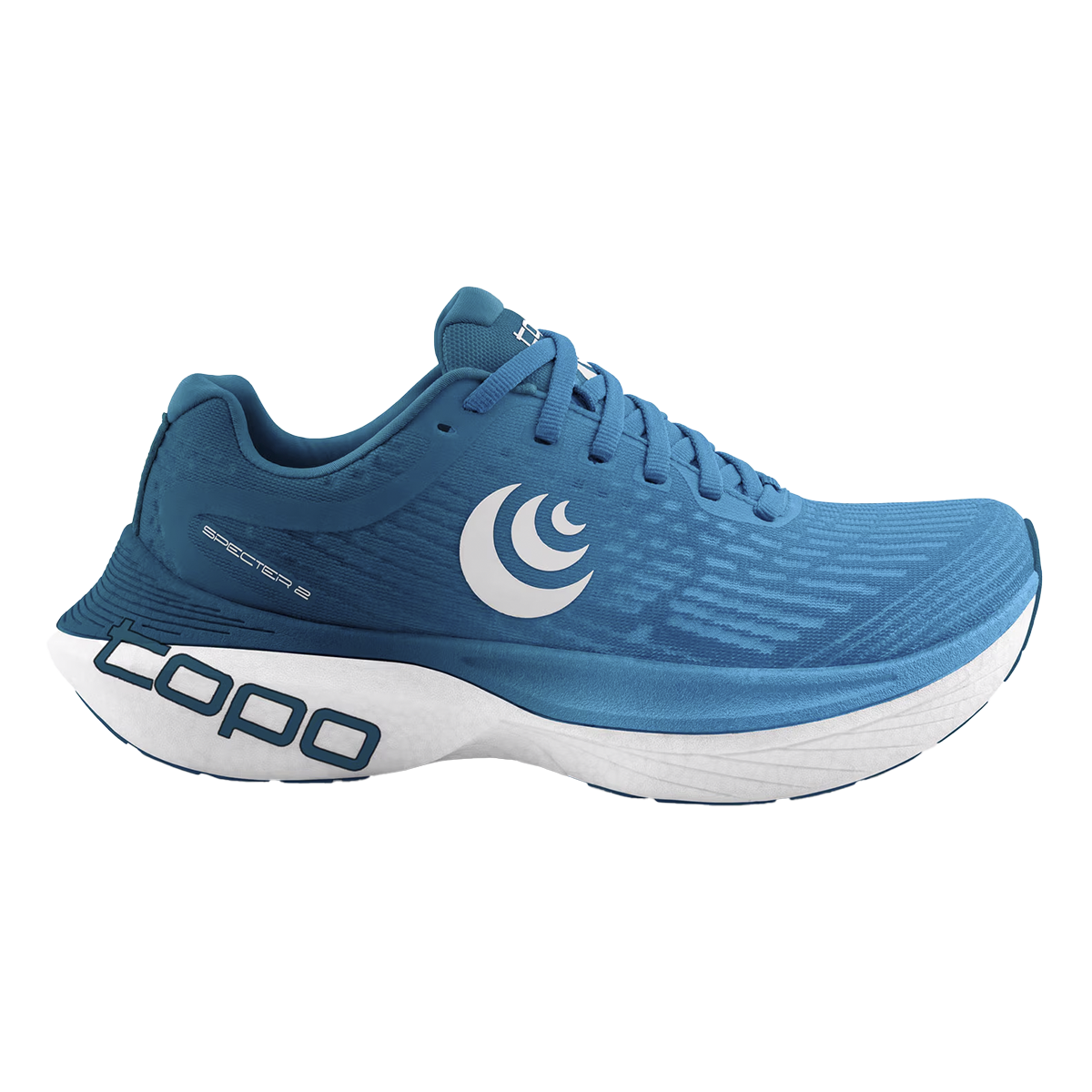 Topo Specter 2 — Blue - Blue — Size D — Width 9 — Front View