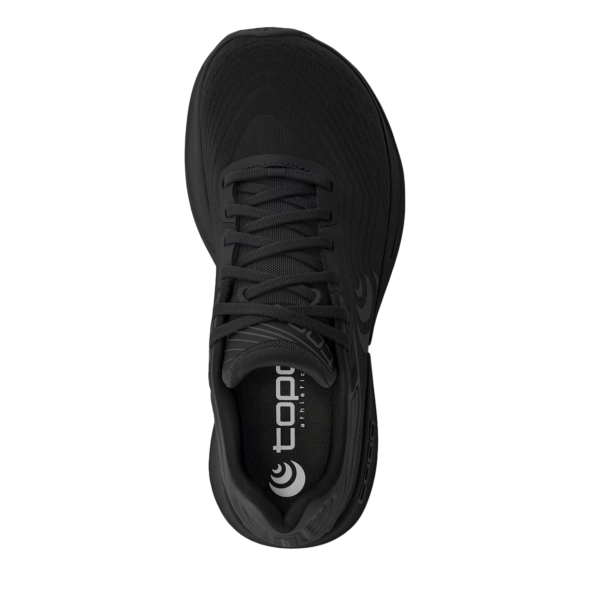 Topo Ultrafly 5 — Black - Charcoal — Size D — Width 8 — Back View