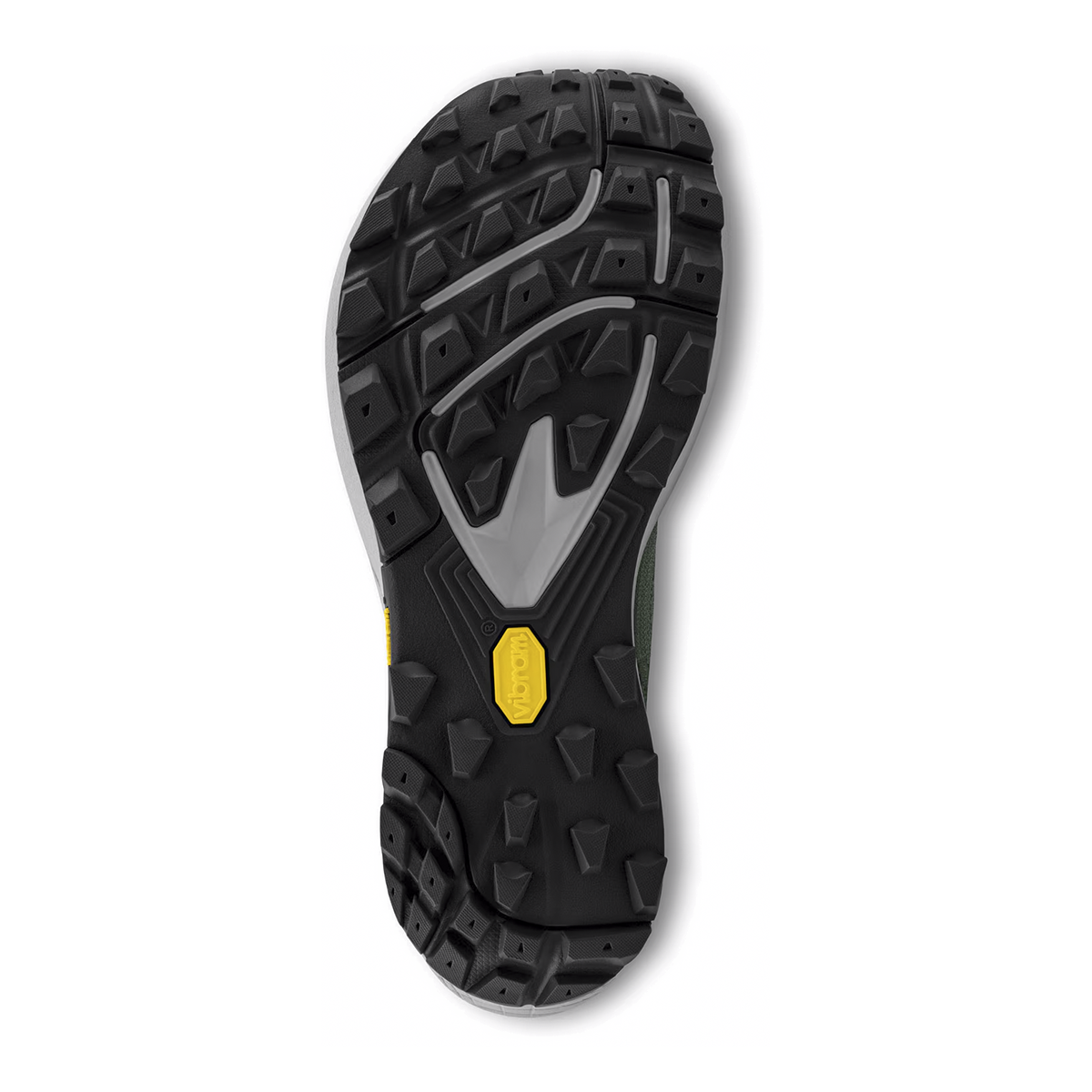 Topo Pursuit 2 — Green - Orange — Size D — Width 9 — Back View