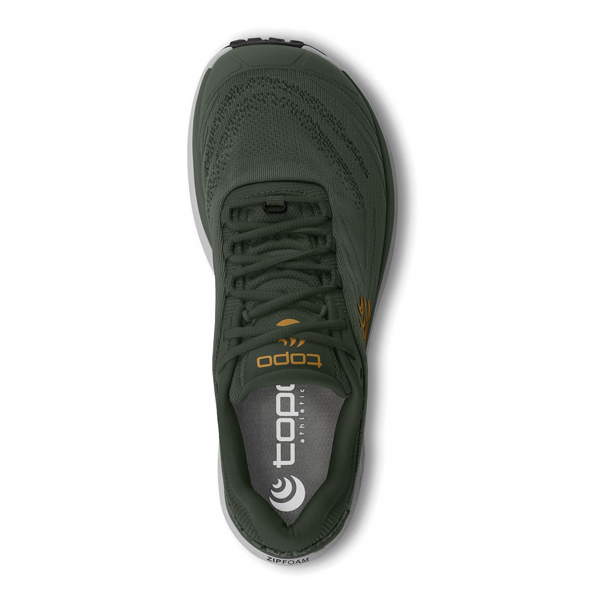 Topo Pursuit 2 — Green - Orange — Size D — Width 9 — Side View