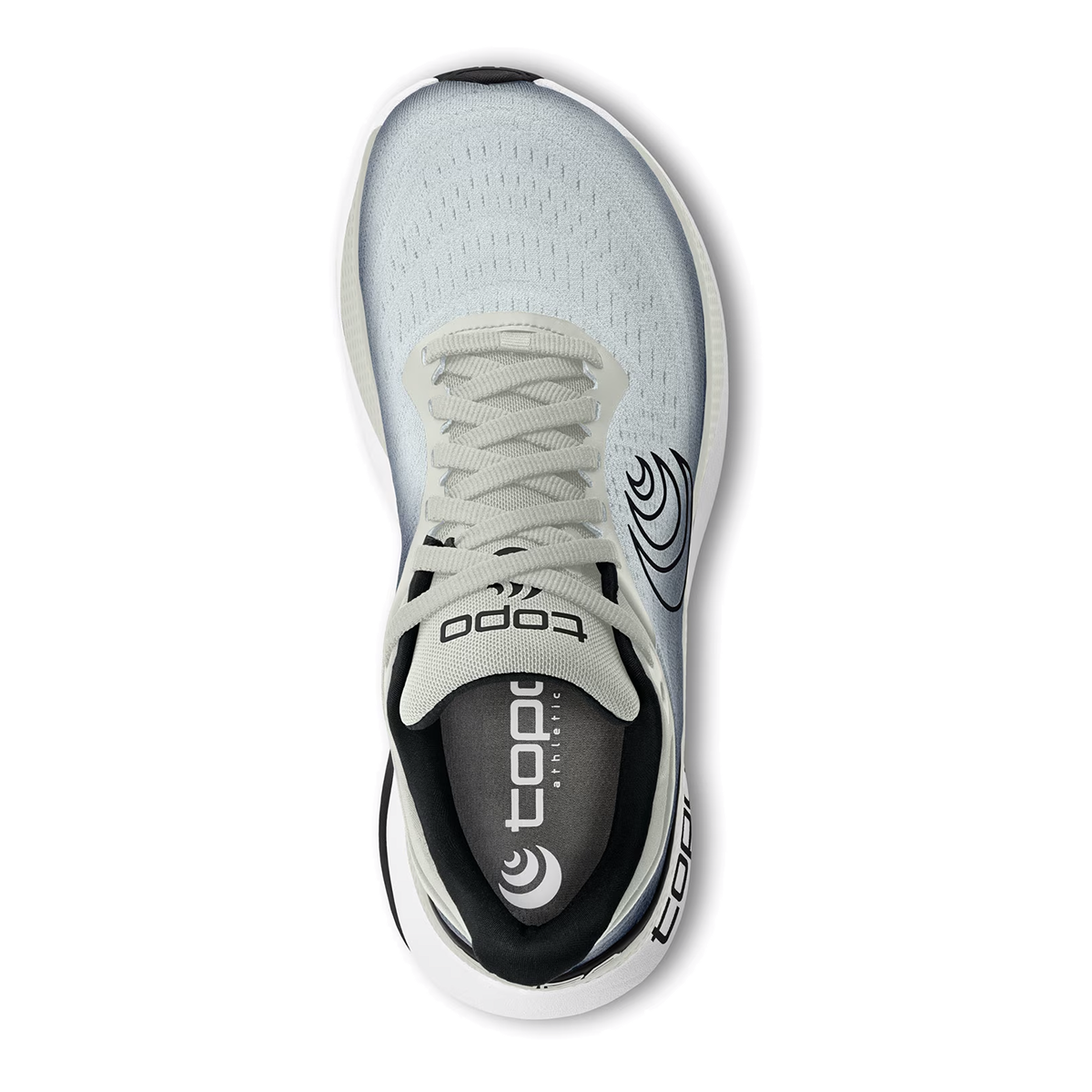 Topo Aura — Black - Charcoal — Size D — Width 8.5 — Back View
