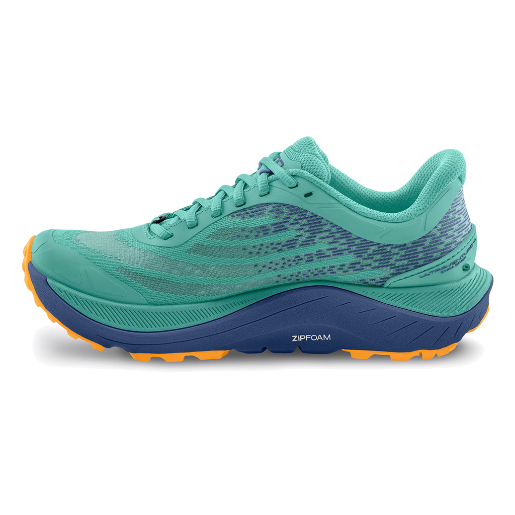 Topo Ultraventure 4 — Aqua - Orange — Size D — Width 10.5 — Lifestyle View