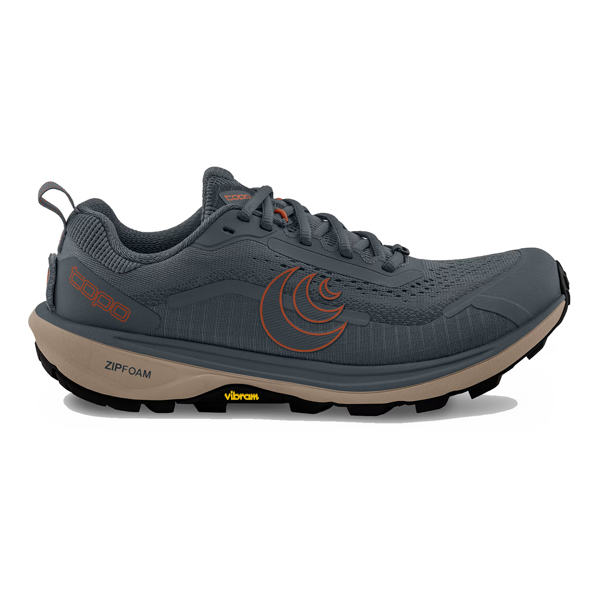 Topo Terraventure 5 — Grey - Clay — Size D — Width 9.5 — Front View