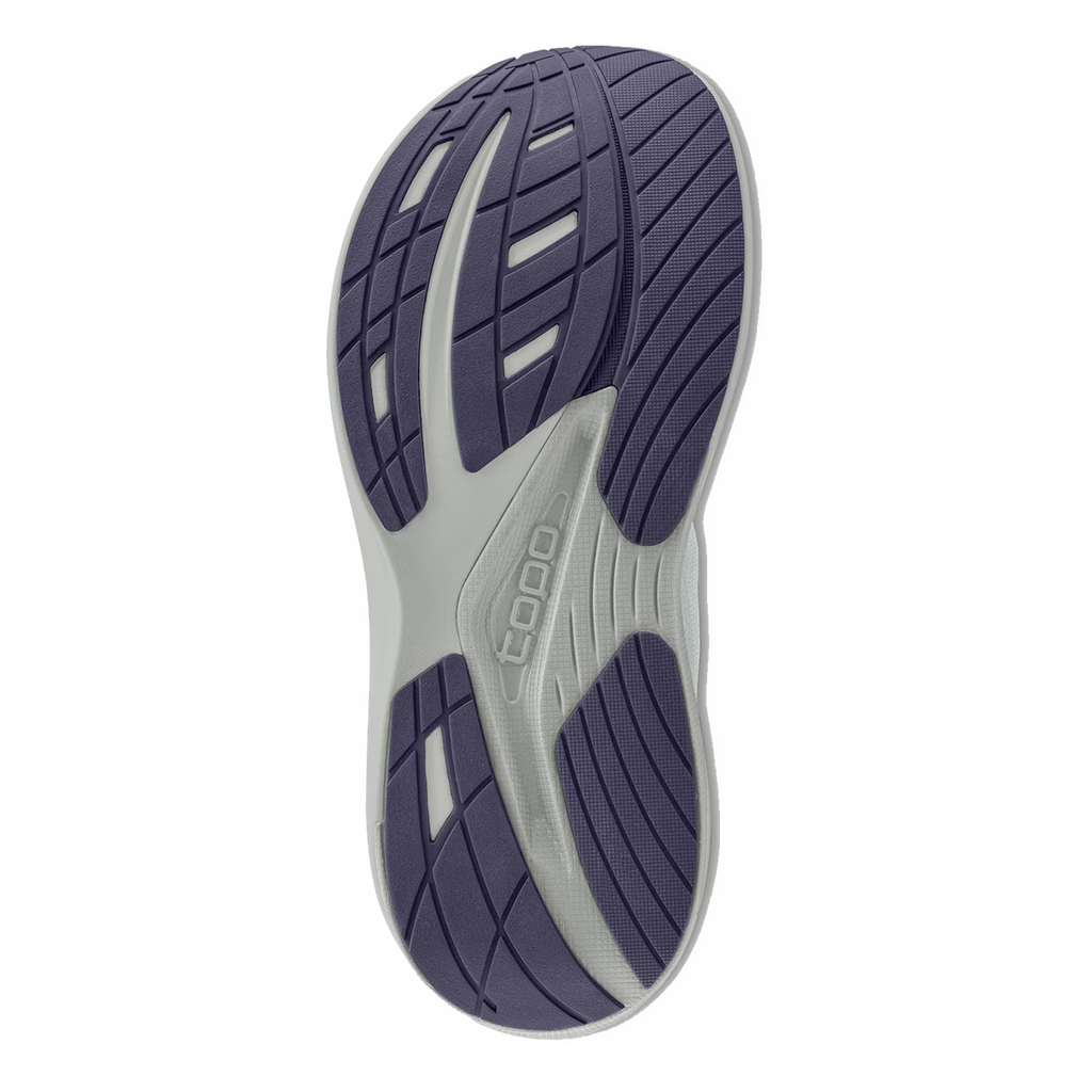 Topo Ultrafly 6 — Grey - Navy — Size D — Width 9.5 — Top View