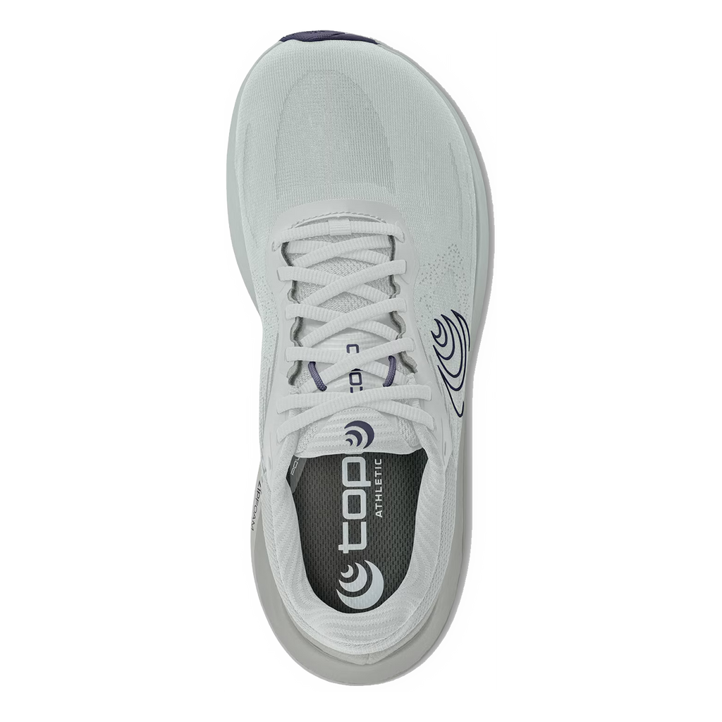 Topo Ultrafly 6 — Grey - Navy — Size D — Width 9.5 — Back View