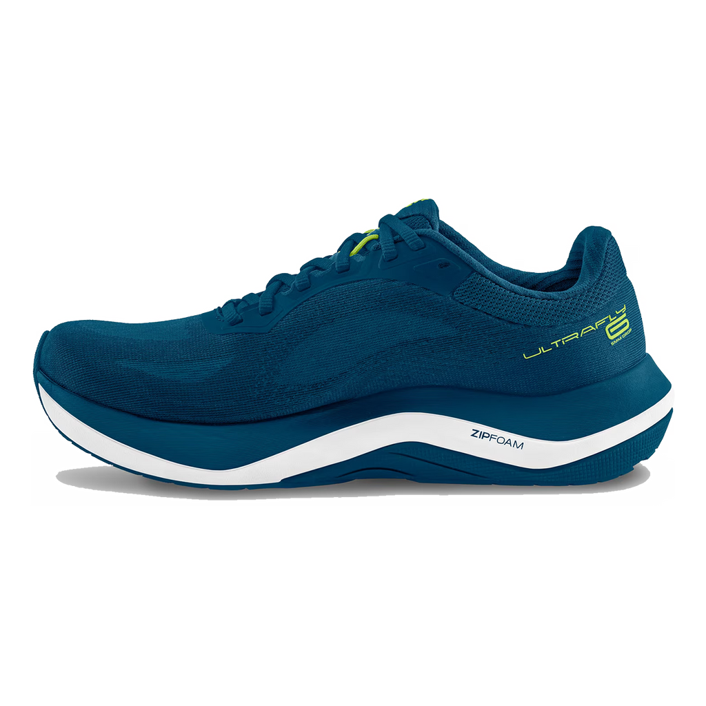 Topo Ultrafly 6 — Grey - Navy — Size D — Width 9.5 — Lifestyle View