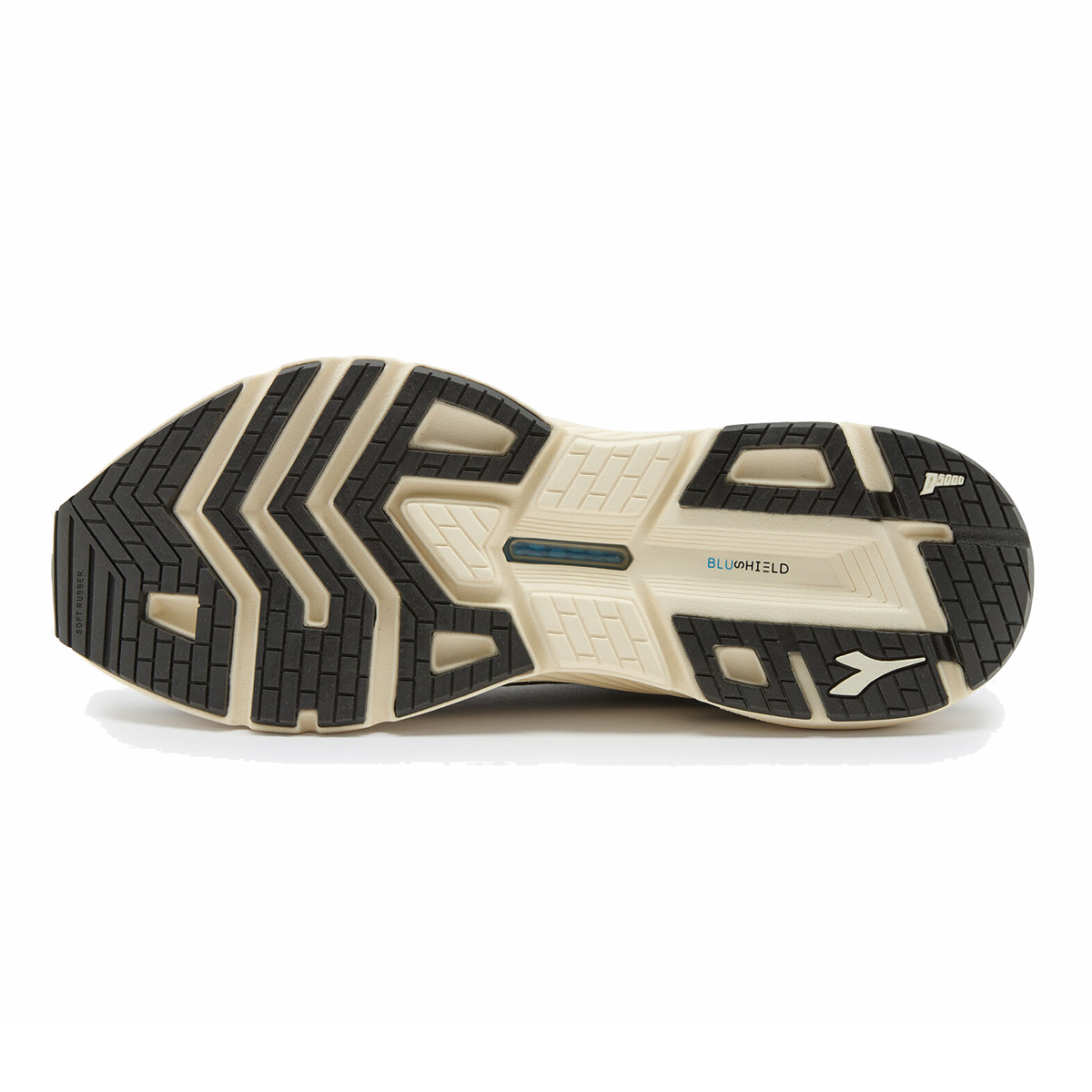 Diadora Mythos Blushield Volo HIP 3 — Black - Whisper White — Size D — Width 10 — Lifestyle View