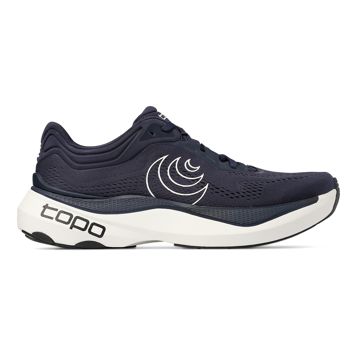 Topo Aura 2 — Navy - White — Size D — Width 9 — Front View