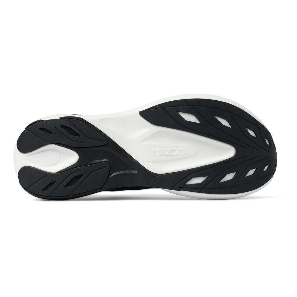Topo Aura 2 — Navy - White — Size D — Width 9 — Top View