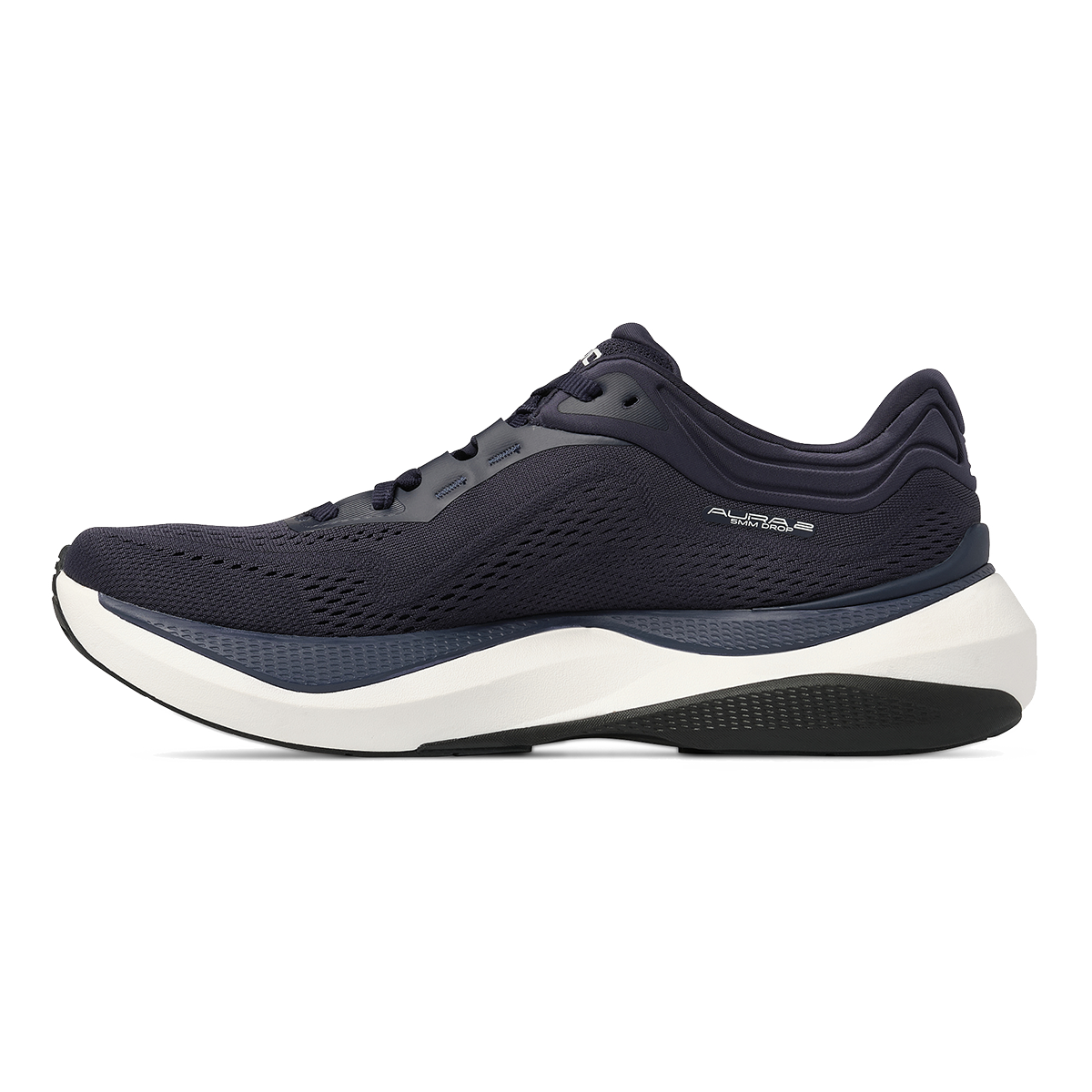 Topo Aura 2 — Navy - White — Size D — Width 9 — Side View