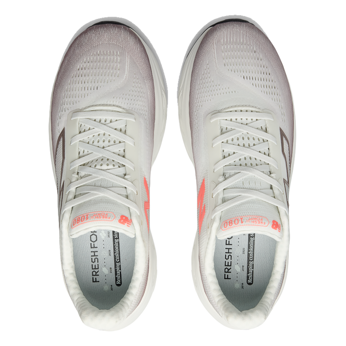 New Balance Fresh Foam X 1080 V14 — Grey Matter — Size D — Width 8 — Back View