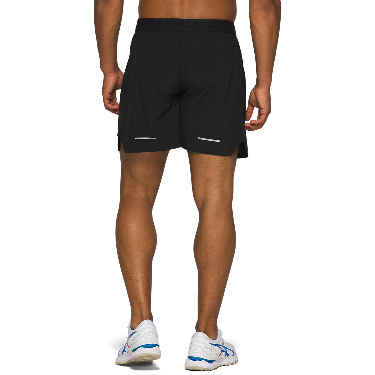 Asics Road 7" Short — Performance Black — Size Small — Back View