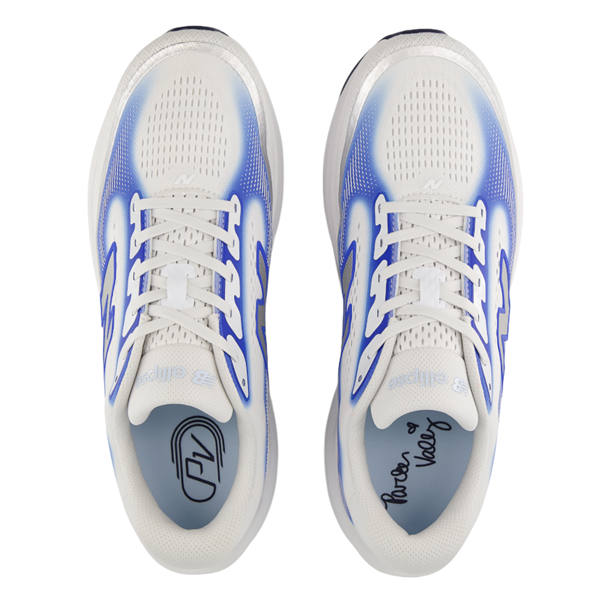 New Balance Ellipse v1 — White — Size D — Width 7 — Back View