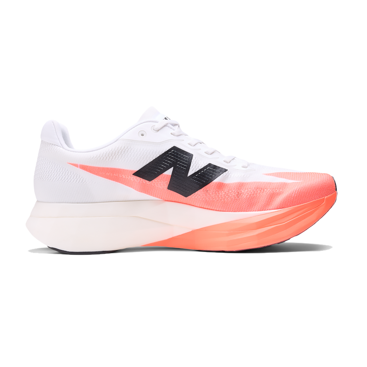 New Balance Fuel Cell SuperComp Elite V5 — Urgent Red — Size D — Width 7 — Front View