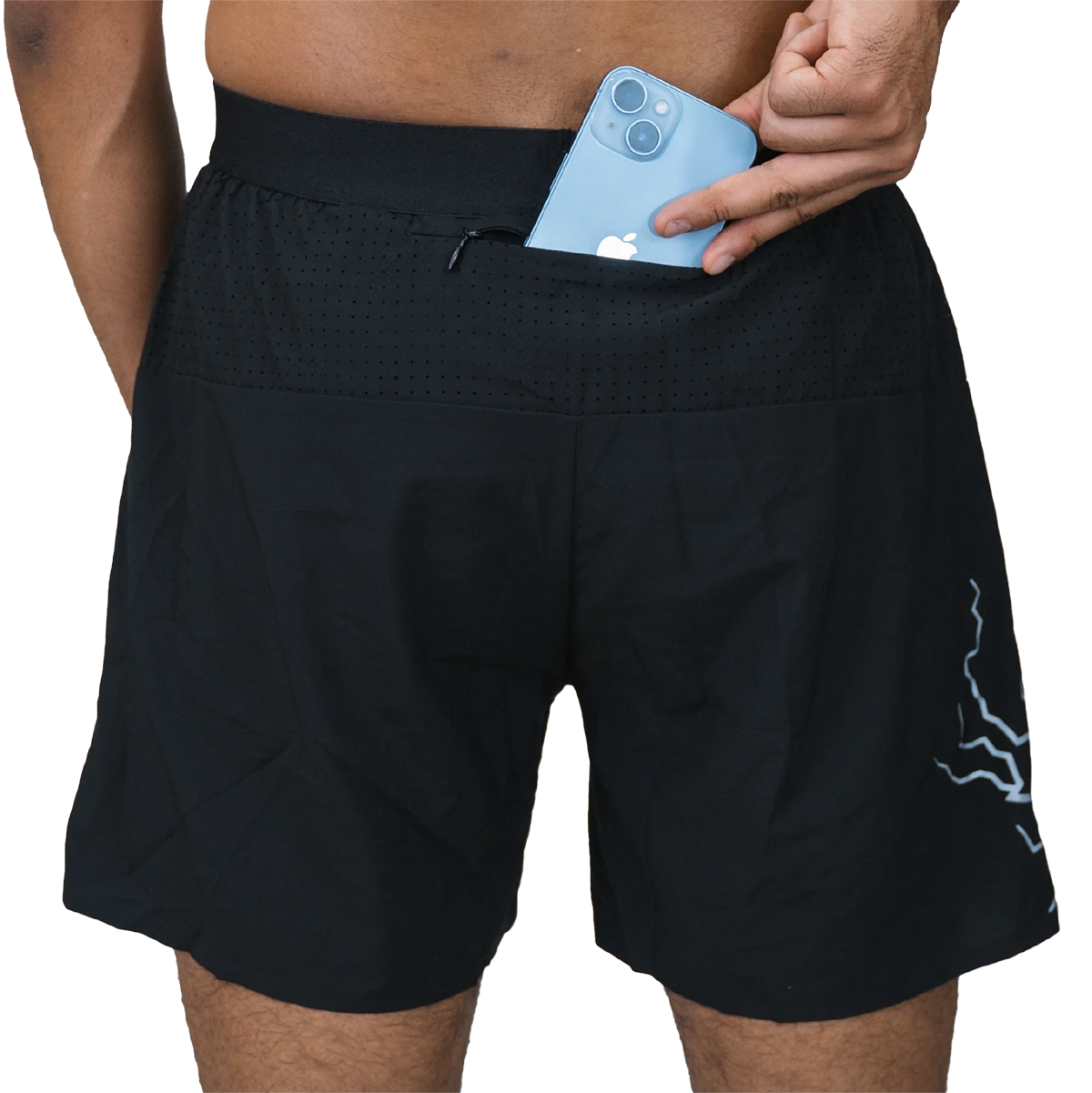 Sprints Avigate 5" Fusion Short — Acid Jag — Size Small — Top View