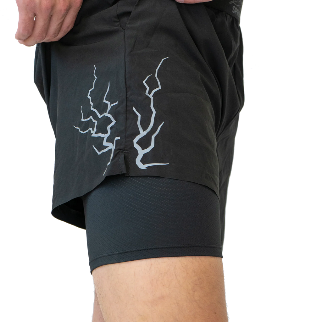 Sprints Avigate 5" Fusion Short — Acid Jag — Size Small — Detail View