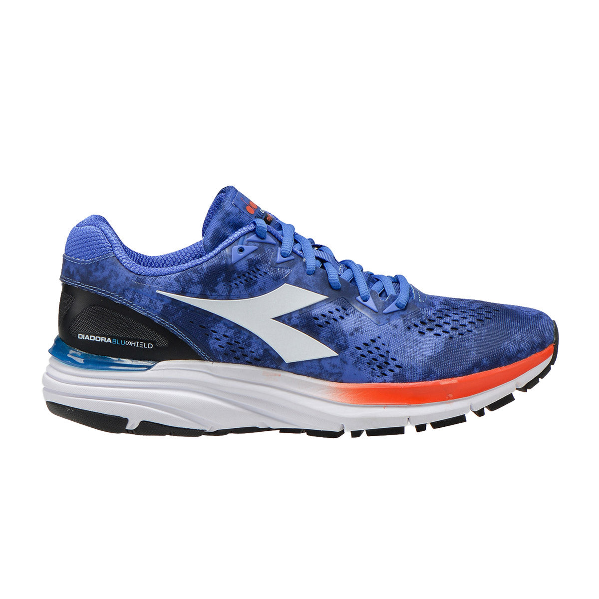 Diadora Mythos Blushield 3 — Amparo Blue - White — Size D — Width 8 — Front View