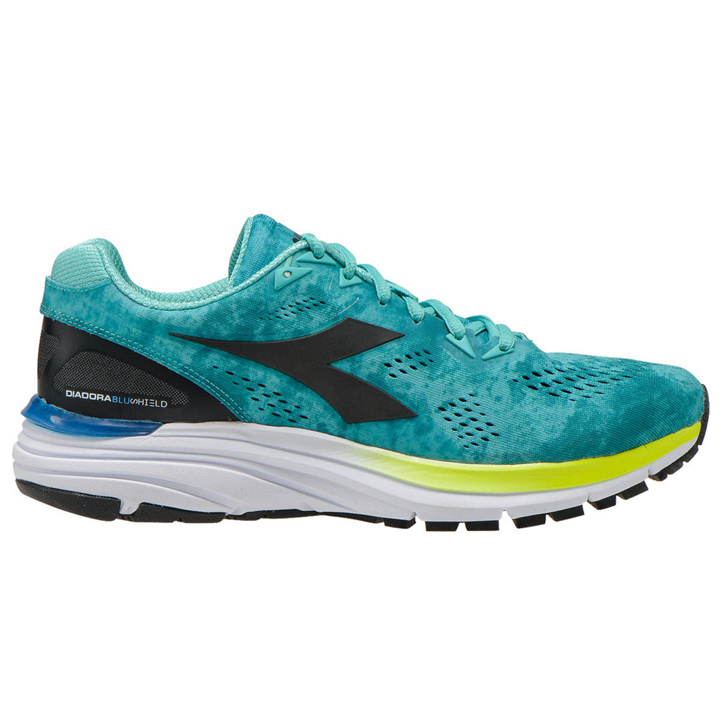 Diadora Mythos Blushield 3 — Amparo Blue - White — Size D — Width 8 — Detail View