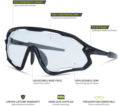 Madison Code Breaker Cycling Sunglasses - Black