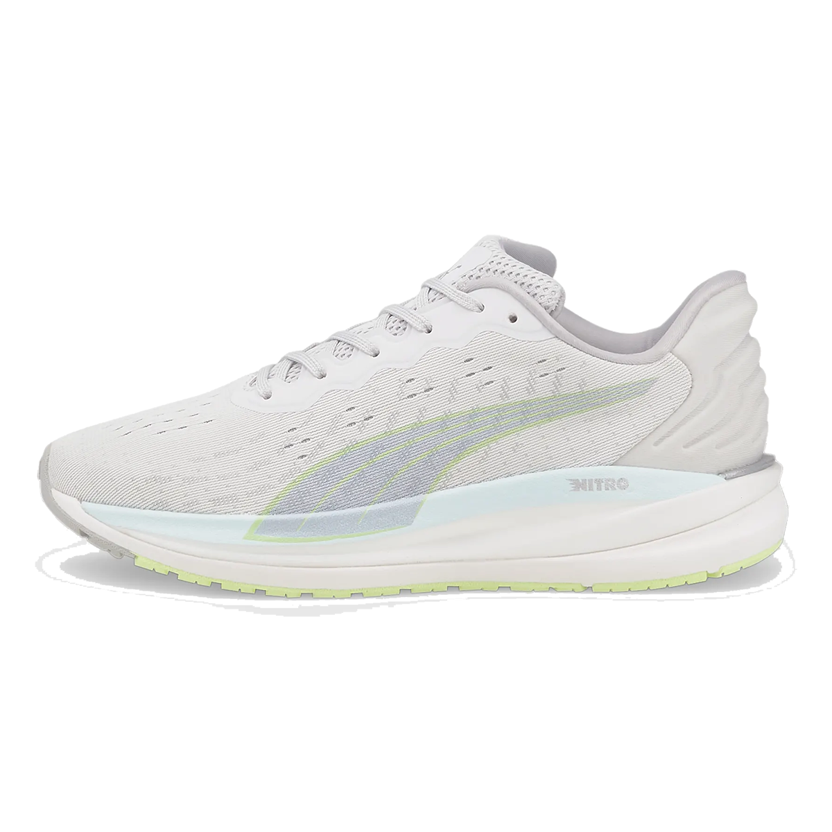 Puma Magnify Nitro — Black - Castlerock - White — Size B — Width 6.5 — Lifestyle View